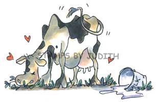 R-39 Cow w. Spilt Milk